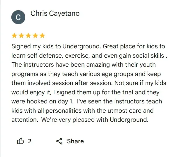 Kids Krav Maga Classes Near Me in Gainesville | Underground Krav Maga and Fitness